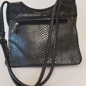 Crocodile hand bag by OLIVER made in Italie